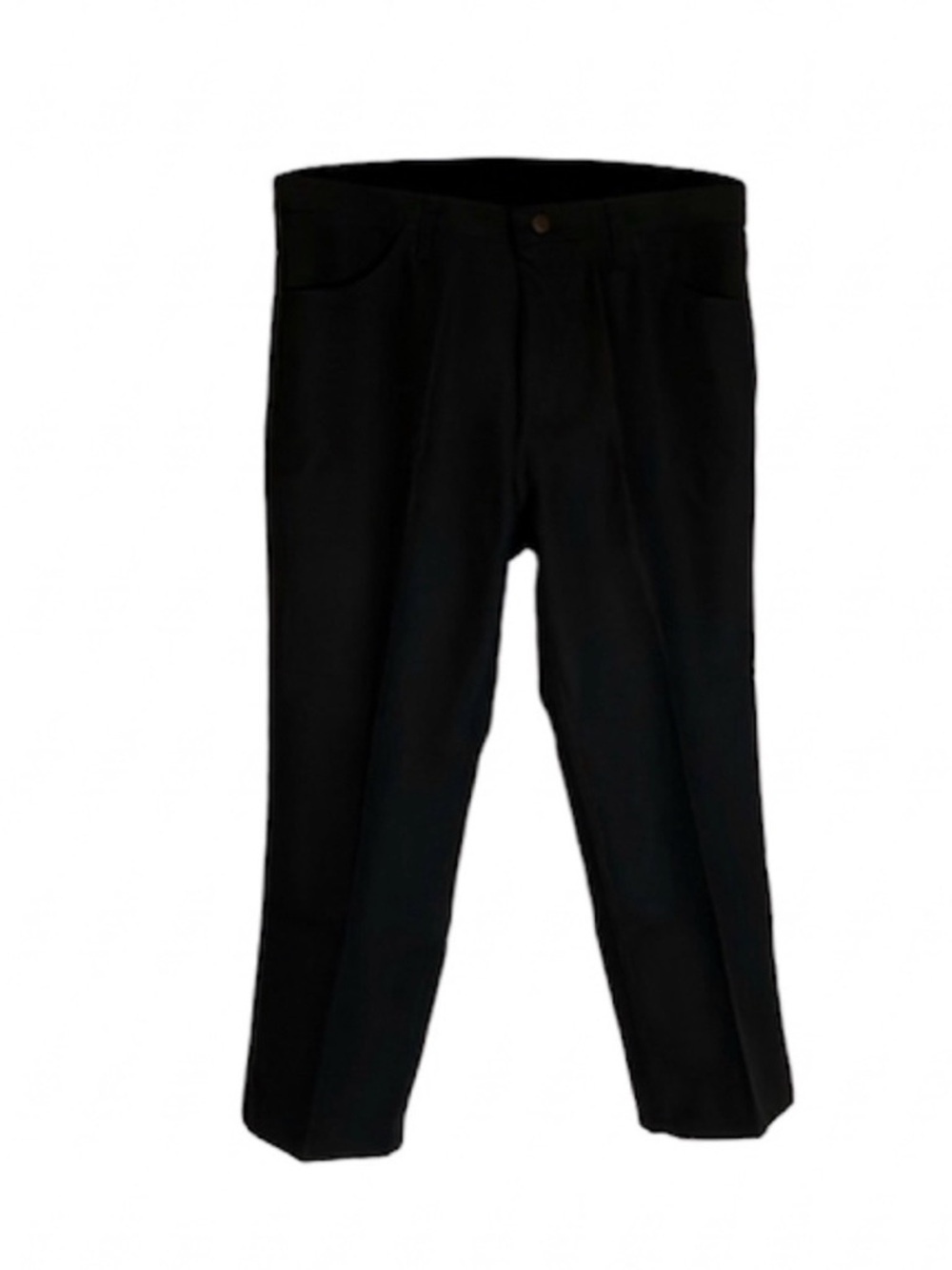 WRANGLER 82BK Polyester Trousers 82BK Men’s W38 L29 Black